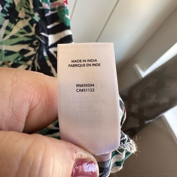 Beach Lunch Lounge Floral Tropical Swimsuit Coverup Women’s Size 2X - Picture 5 of 10